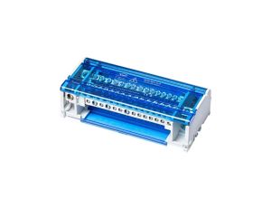 Blok rozdzielczy modułowy ShNK Listwa łączeniowa 4x15 125A na szynę DIN TH35 15x (1x 35mm2 + 3x 25mm2 + 11x 6mm2+) SIMET