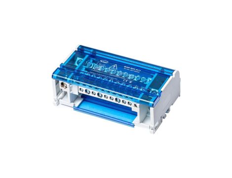 Blok rozdzielczy modułowy ShNK Listwa łączeniowa 4x11 125A na szynę DIN TH35 11x (1x 35mm2 + 3x 25mm2 + 7x 6mm2) SIMET