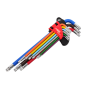 AWTOOLS KLUCZE IMBUSOWE TORX/ T10-T50/ 9szt. KOLOR BARDZO DŁUGIE - 2