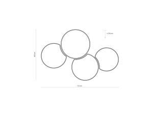 Okrągła biała lampa ścienna z mlecznym kloszem z serii MATARO K-3723 Kaja Lighting
