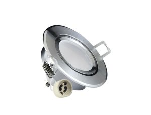 Oprawa sufitowa SUN OLAL srebrny połysk alu Goldlux + LED GU10 3.5W