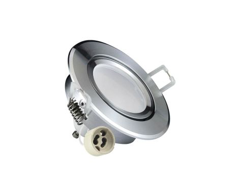 Oprawa sufitowa SUN OLAL srebrny połysk alu Goldlux + LED GU10 3.5W