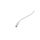 Wtyk DC 5.5x2.1 3A przewód biały 15cm 22awg