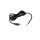 Wtyk DC 5.5x2.1 3A przewód czarny 150cm 22awg