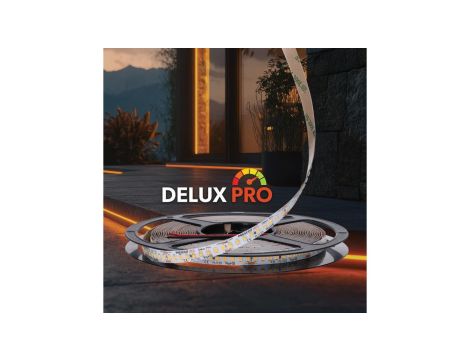 Taśma LED Delux Pro LB 24V 126led/m SMD2835 1.6W/m 3000K IP20 280lm/m 10mm CRI80 PL7Y 10m