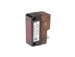 Czujnik laserowy odbiornik czujnikowy 43x32x15mm Sn 8m 10-30VDC przeciwzakłóceniowy PNP złącze M8 4-PIN IP67 plastik PE430470