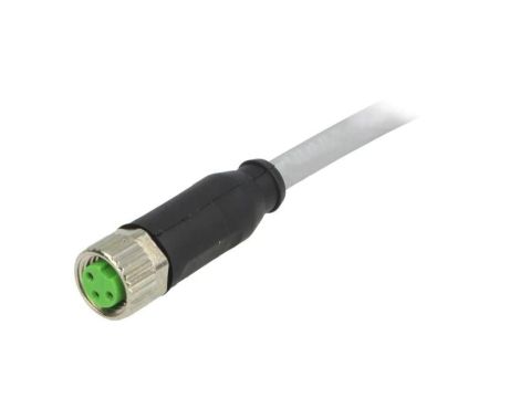 Gniazdo proste M8, P3 z przewodem o długości 10m, PUR 7000-08041-2301000