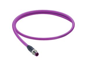 Kabel konfekcjonowany jednostronnie złącze M12 męskie proste 5-PIN z kablem 10m 34625