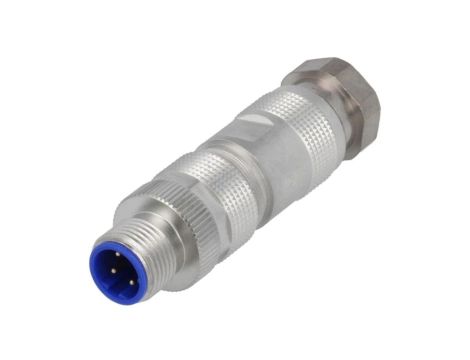 Wtyk M12 PIN: 4 męskie kod D-Ethernet na przewód IDC proste RSCIS4D/9
