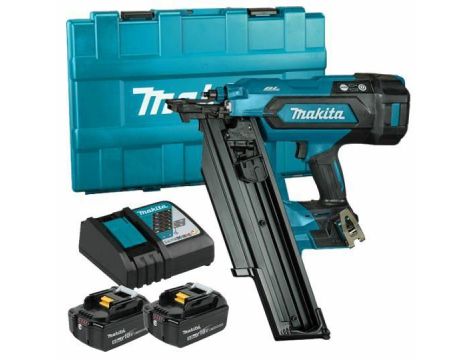 MAKITA GWOŹDZIARKA 18V DBN901RTE 20-22° 50-90mm 2x5,0Ah