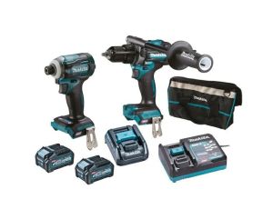 MAKITA ZESTAW COMBO 40V XGT DK0114G201 (TD001G, HP001G) 2x4,0Ah TORBA …