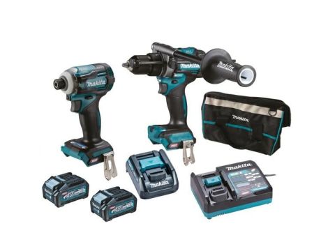 MAKITA ZESTAW COMBO 40V XGT DK0114G201 (TD001G, HP001G) 2x4,0Ah TORBA …