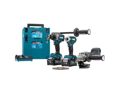 MAKITA ZESTAW COMBO 40V XGT DK0125G301 (GA005G, DF001G, TD001G) 2x4,0Ah 2x MP …