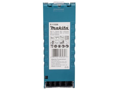 MAKITA ZESTAW WIERTEŁ DO BETONU 5szt. 4/5/6/8/10mm - 3