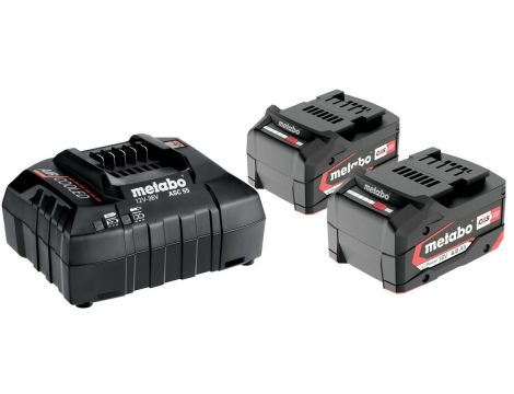 METABO AKUMULATOR 18V 4,0Ah x2 +ŁADOW. ASC 55