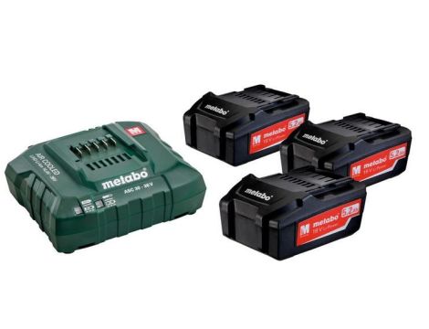 METABO AKUMULATOR 18V 5,2Ah x3 +ŁADOW. ASC 30-36 V