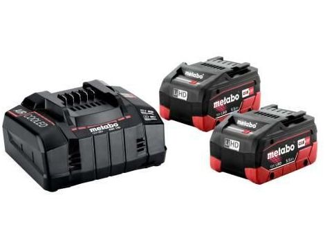 METABO AKUMULATOR 18V 5,5Ah LIHD x2+ŁAD. ASC 145