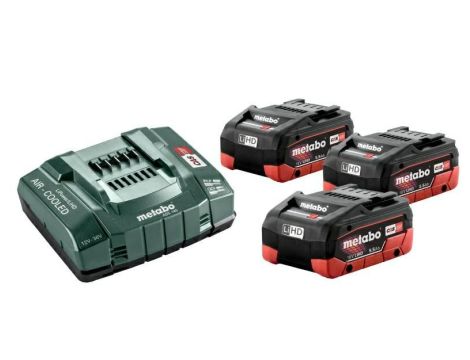 METABO AKUMULATOR 18V 5,5Ah LIHD x3+ŁAD. ASC 145