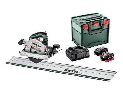 METABO PILARKA KS 18 LTX 66 BL 2x8,0Ah LiHD + SZYNA FS 160 METABOX