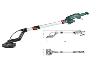 METABO SZLIFIERKA DO GIPSU LSV 5-225 COMFORT, TELESKOPOWA, WALIZKA,