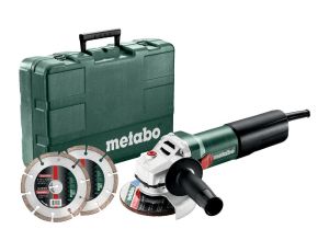 METABO SZLIFIERKA KĄT.125 /WQ 1100-125 WALIZKA + 2 TARCZE DIAMENTOWE