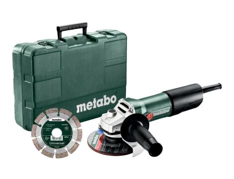 METABO SZLIFIERKA KĄT.125 W 850-125 SET +TARCZA DIAMENTOWA WALIZKA