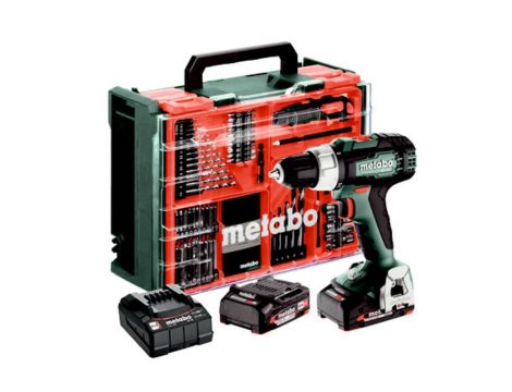 METABO WKRĘTARKA BS 18 L 60/26Nm 2x2,0Ah + 74 ACC WALIZKA