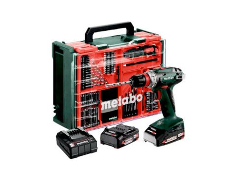 METABO WKRĘTARKA BS 18 QUICK SET 2x2,0 Ah + 74 ACC WALIZKA