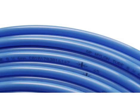 Przewód pneumatyczny PE polietylenowy kalibrowany, fi 10x7,5 mm, niebieski (krążek 100m) - 3