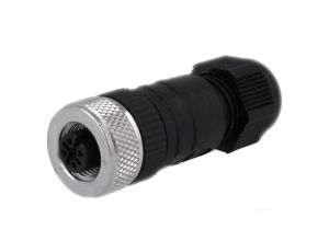 Kabel konfekcjonowany obustronnie złącza M12 męskie proste / M12 żeńskie prosty 4-PINowe PUR 11828