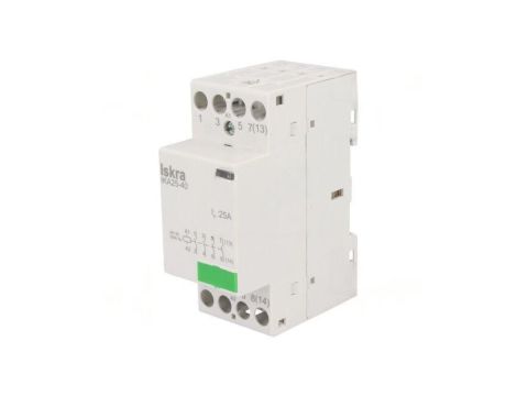 Stycznik 4-biegunowy instalacyjny 25A 24VAC NO x4 IKA 30.046.027