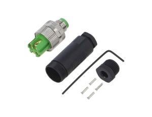 Złącze M8 męskie PIN 4 30V IP67 proste na przewód 4A 7000-08611-0000000