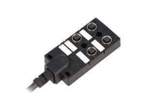 Rozgałęźnik, PIN: 5, wejście: 4 x M12 gniazdo żeńskie, na przewodzie 1m, 24V, 2A DB12-5A4CAB-DPS7B01
