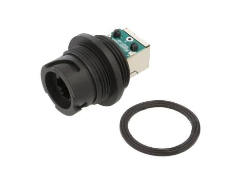 Łącznik, RJ45, cat 5e, PIN: 8, prosty, ODVA, nakrętka od przodu,nakrętka od tyłu,na panel,skręcane ROP-5SDFFH-TCU7001