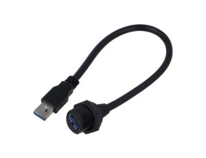 Kabel-adapter, 2 x USB A 3.0, na przewodzie o dł. 0,3 m UA-30PMFL-SC7B30