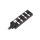 Rozgałęźnik, PIN: 5, z diodą LED, wejście: 8 x M12 gniazdo żeńskie, na przewodzie 1m, 24V, 2A DB12-5A8CAB-DPS7B01
