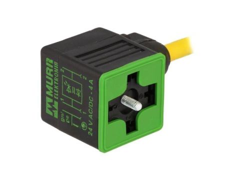 Złącze zaworowe wtyk Wersja A PIN 4 18mm żeńskie 24VDC 4A 7000-18021-0360750