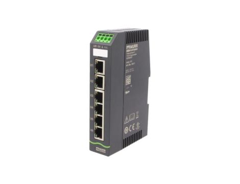 Switch Ethernet niezarządzalny Ilość portów 6 9,5...31,5VDC 58811