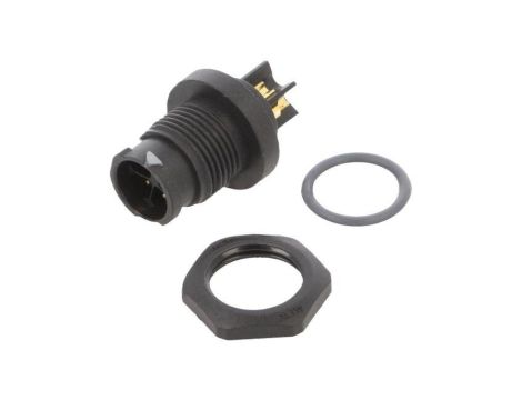 Złącze okrągłe, męskie, PIN: 5, gniazdo/wtyk, boczne, na panel, 630 V, 16 A AG-05PMJS-QC800P