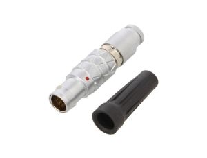 Złącze okrągłe, męskie, PIN: 7, wtyk, proste, na przewód, 300 V, 7 A FLBC-07FGMS-GCP-211
