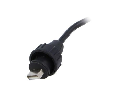 Złącze okrągłe, żeńskie, PIN: 4, na przewodzie UA-20BFMM-SL7A01