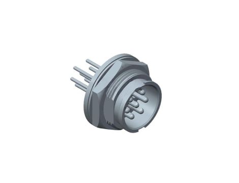 Złącze okrągłe, męskie, PIN: 18, wtyk, proste, na panel, 250 V, 5 A DD-18PMMP-LC7001
