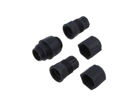 Łącznik kablowy RJ45, PIN: 8, prosty, skręcany, na przewód, IP67 RDP-00BFFA-SLM7001