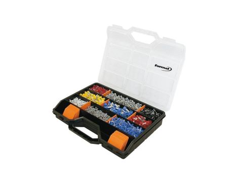 Zestaw tulejek kablowych 2200-częściowy, przekrój przewodu 0,5–16 mm FORMAT