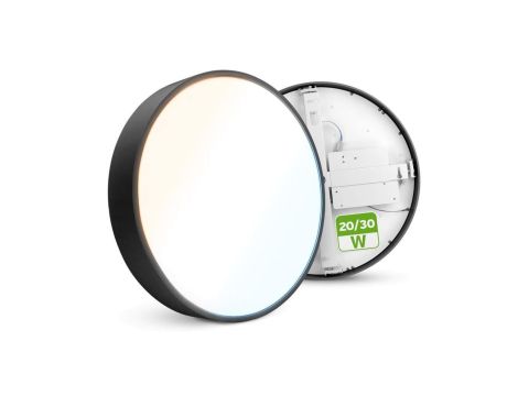 Plafon LED Polari 20/30W 3000/4000/5700K Czarny