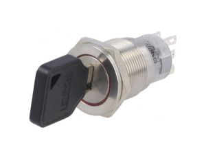 Przełącznik stacyjka Poz.stab: 3 Styki: 3PST Ø19mm 45 1,5kV LAS1-AGQP-22Y/31/S