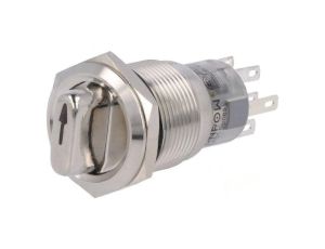 Przełącznik obrotowy Poz: 3 DP4T 0,5A220VAC 1A24VDC 50m LAS1-AGQ-22X/31/G/12V/S