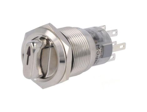Przełącznik obrotowy Poz: 3 DP4T 0,5A220VAC 1A24VDC 50m LAS1-AGQ-22X/31/G/12V/S