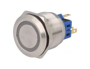 Przełącznik wandaloodporny Poz: 2 SPDT 3A220VAC 5A12VDC GQ25-11ZE/G/12V/S