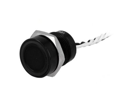 Przełącznik piezoelektryczny Poz: 2 SPST-NO 0,2A24VAC IP68 PS165P10YBK1W12V